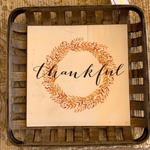 Thanksgiving Wooden tray